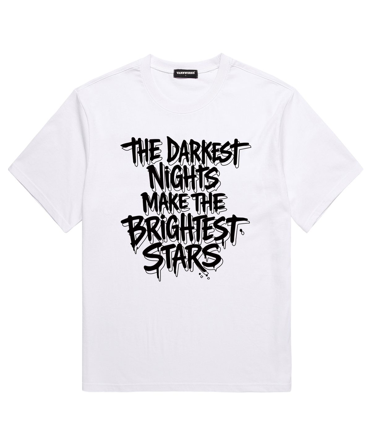 밴웍스(VANNWORKS) DARKEST NIGHT 반팔 티셔츠 (VS0223) 화이트