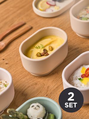 맘마존 초기이유식 흡착볼 (볼+뚜껑) 2set