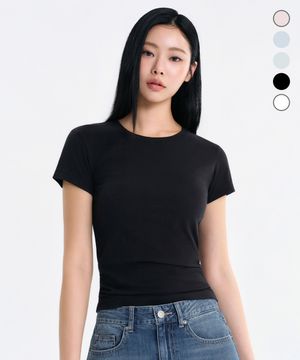 우먼즈 시어 슬림 티셔츠 (5 colors)