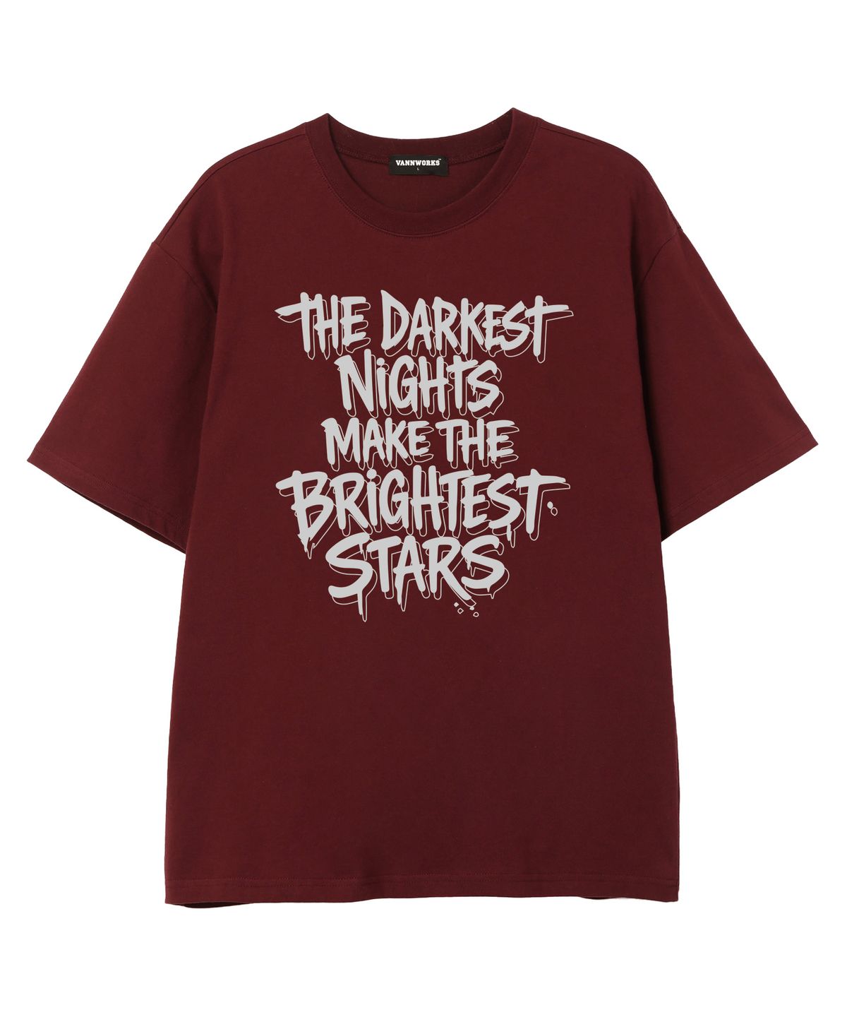 밴웍스(VANNWORKS) DARKEST NIGHT 반팔 티셔츠 (VS0223) 버건디