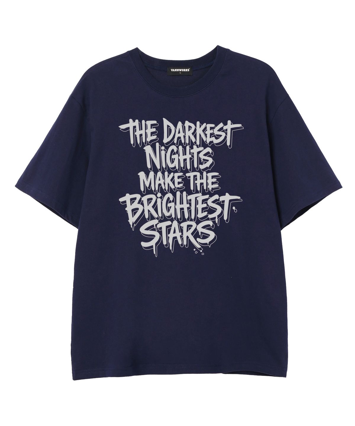 밴웍스(VANNWORKS) DARKEST NIGHT 반팔 티셔츠 (VS0223) 네이비
