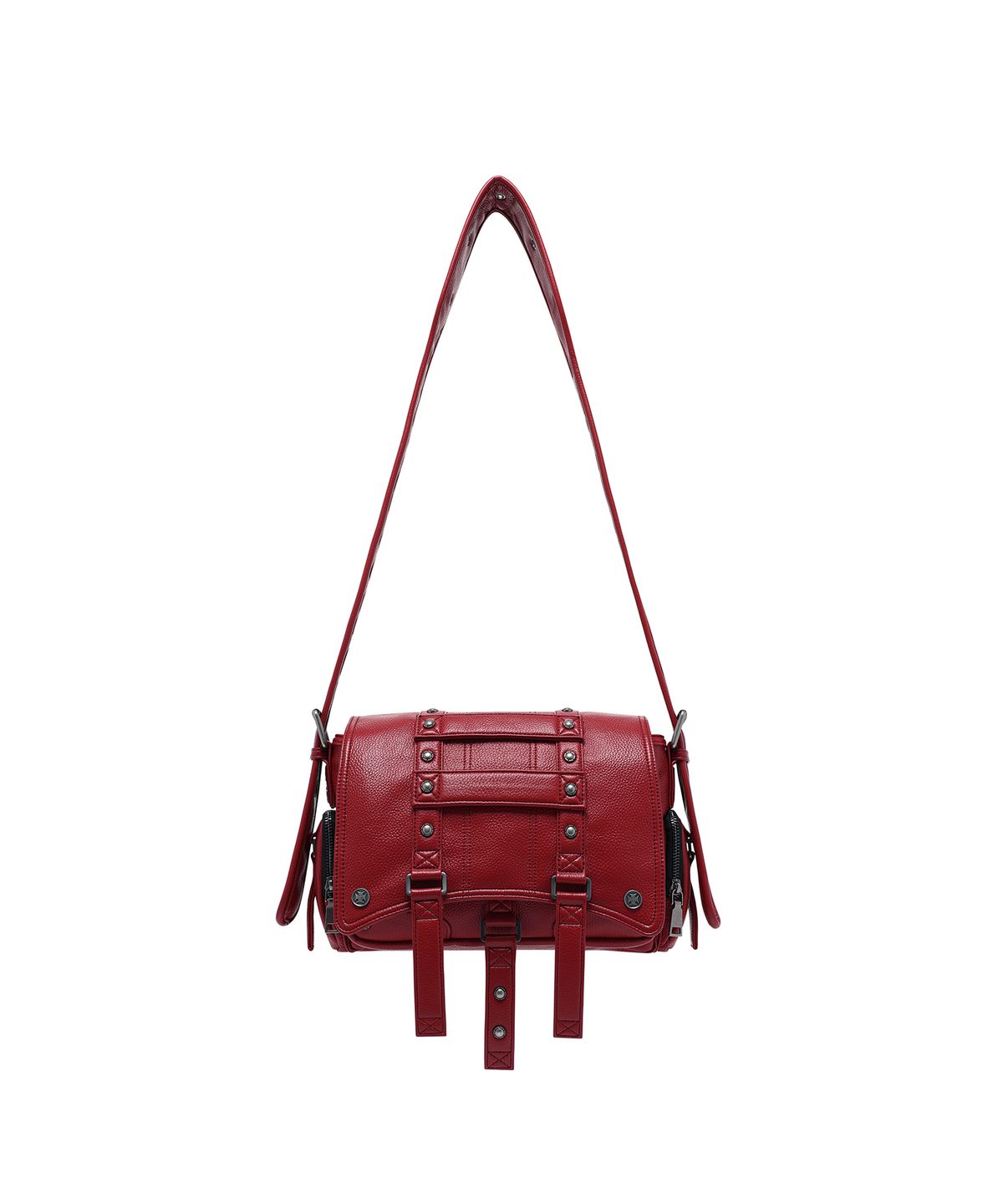 오퍼스 0012(OPUS 0012) Op. 10 VLAD STUDDED CROSS BAG RED