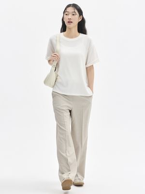 여성 컴포트 와이드 이지 슬랙스_MSG2PP2503