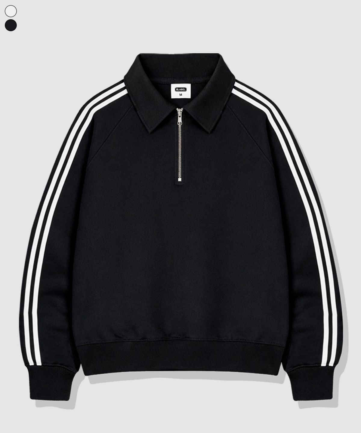 베이직라벨(BASIC LABEL) Koa Oversized fit track collar half zip-up sweatshirt 2 Color [BLBM_6001]