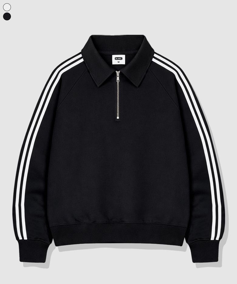 Koa Oversized fit track collar half zip-up sweatshirt 2 Color [BLBM_6001]