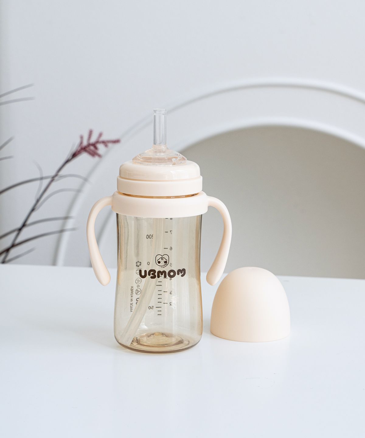 유비맘(UBMOM) 시그니처 PPSU 빨대컵 280ml(단품)
