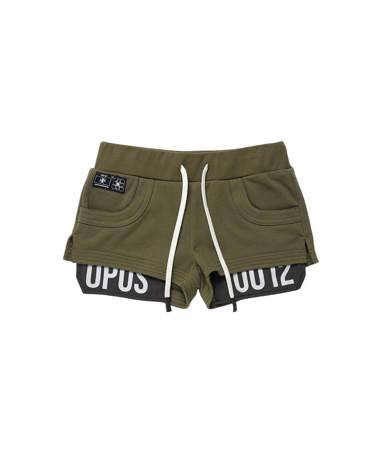 Op. 08 CLASSIC PATCHED MICRO SWEAT PANTS KHAKI