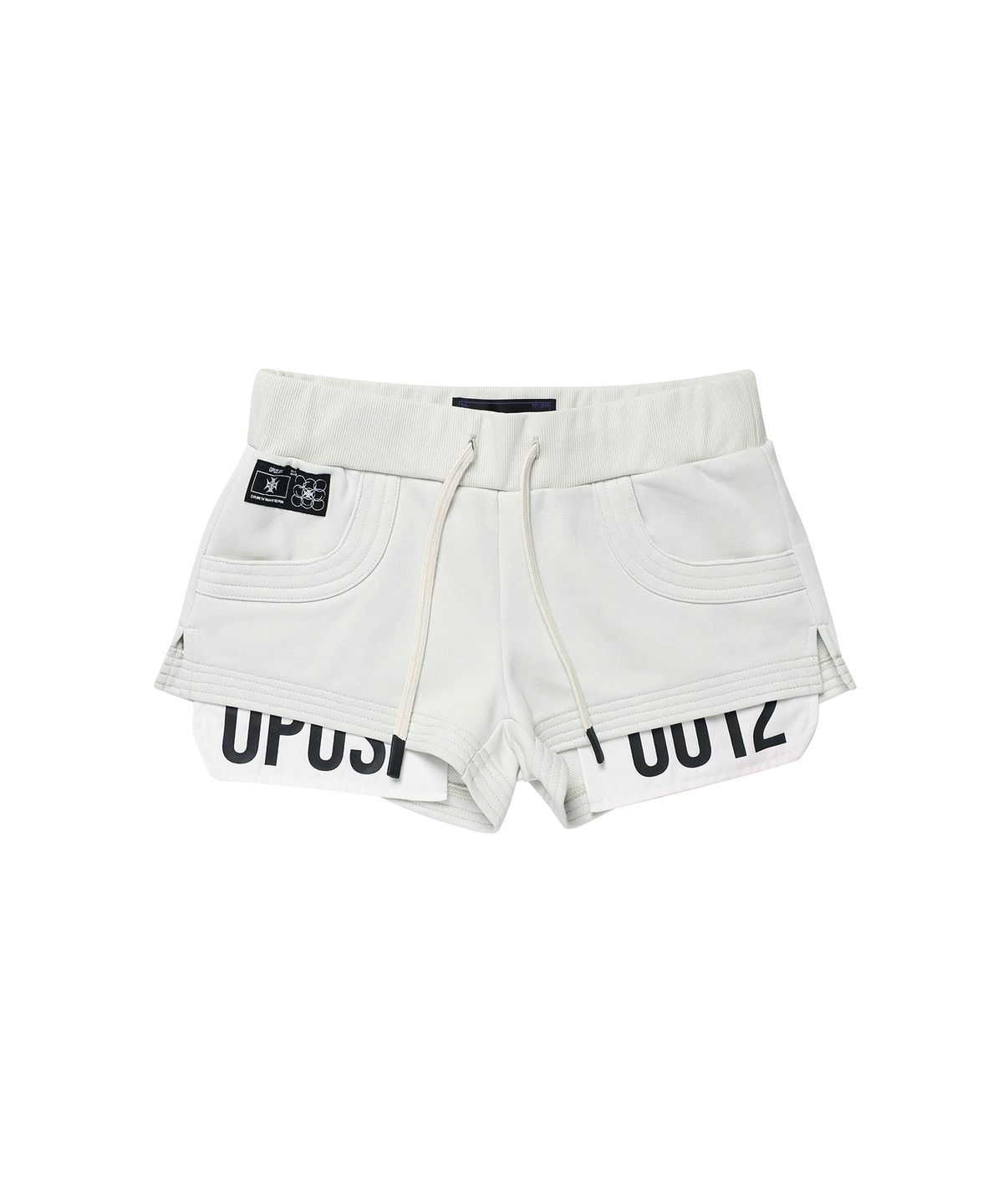 오퍼스 0012(OPUS 0012) Op. 08 CLASSIC PATCHED MICRO SWEAT PANTS IVORY