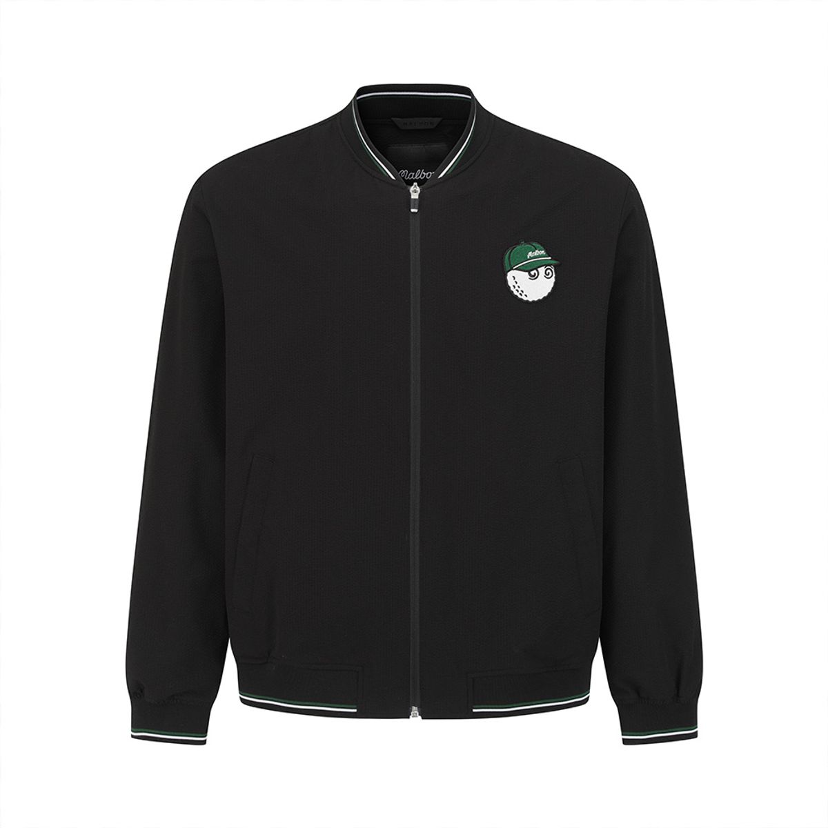 말본 골프(MALBON GOLF) 시어서커 자켓 BLACK (MAN)