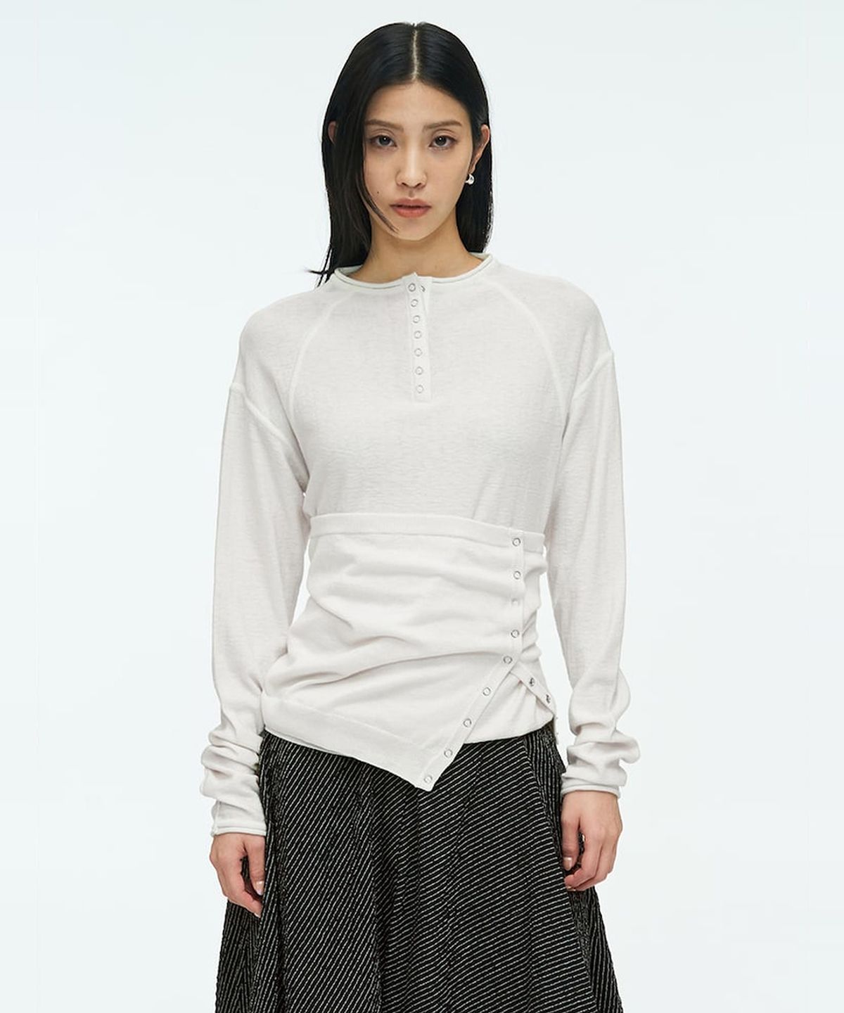 앙개(ANGGAE) Layering Tube  White