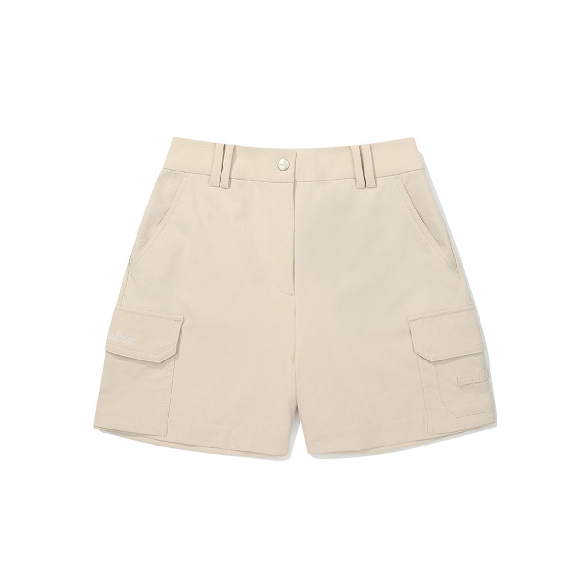 말본 골프(MALBON GOLF) 우븐 카고 쇼츠 BEIGE (WOMAN)