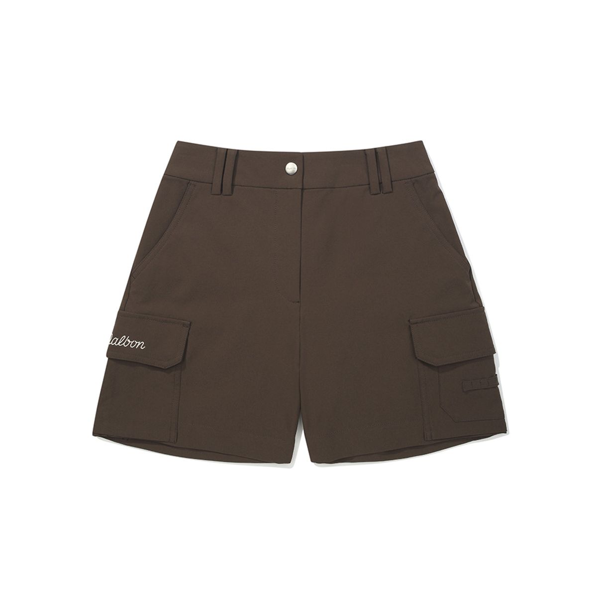 말본 골프(MALBON GOLF) 우븐 카고 쇼츠 BROWN (WOMAN)
