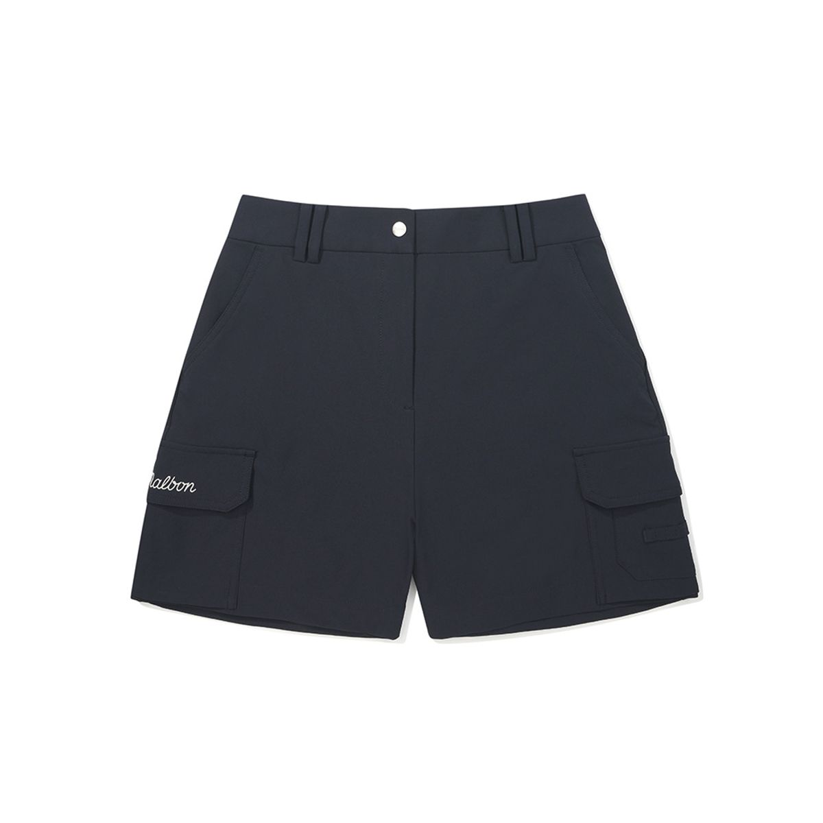 말본 골프(MALBON GOLF) 우븐 카고 쇼츠 NAVY (WOMAN)
