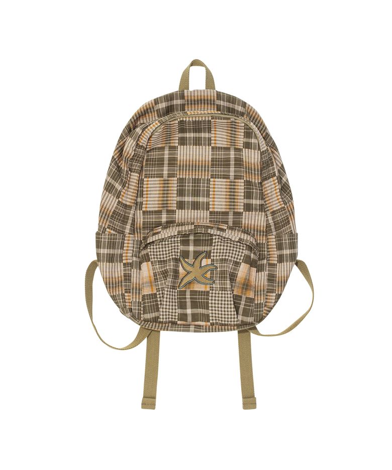 TCM starfish patchwork backpack (vintage brown)