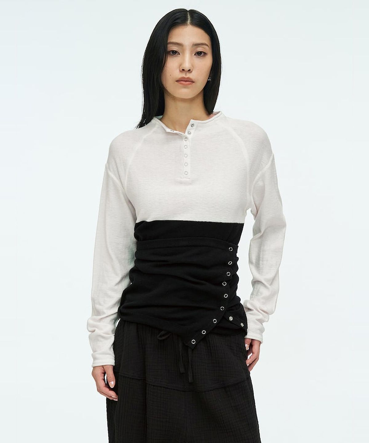 앙개(ANGGAE) Layering Tube  Black