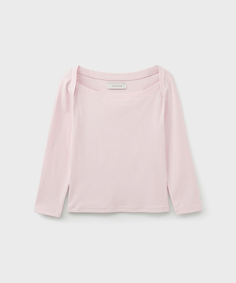 BOATNECK TOP [BABY PINK]