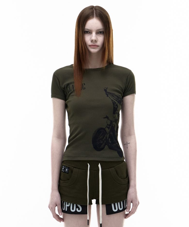 Op. 07 VANGUARD SLIM TOP KHAKI