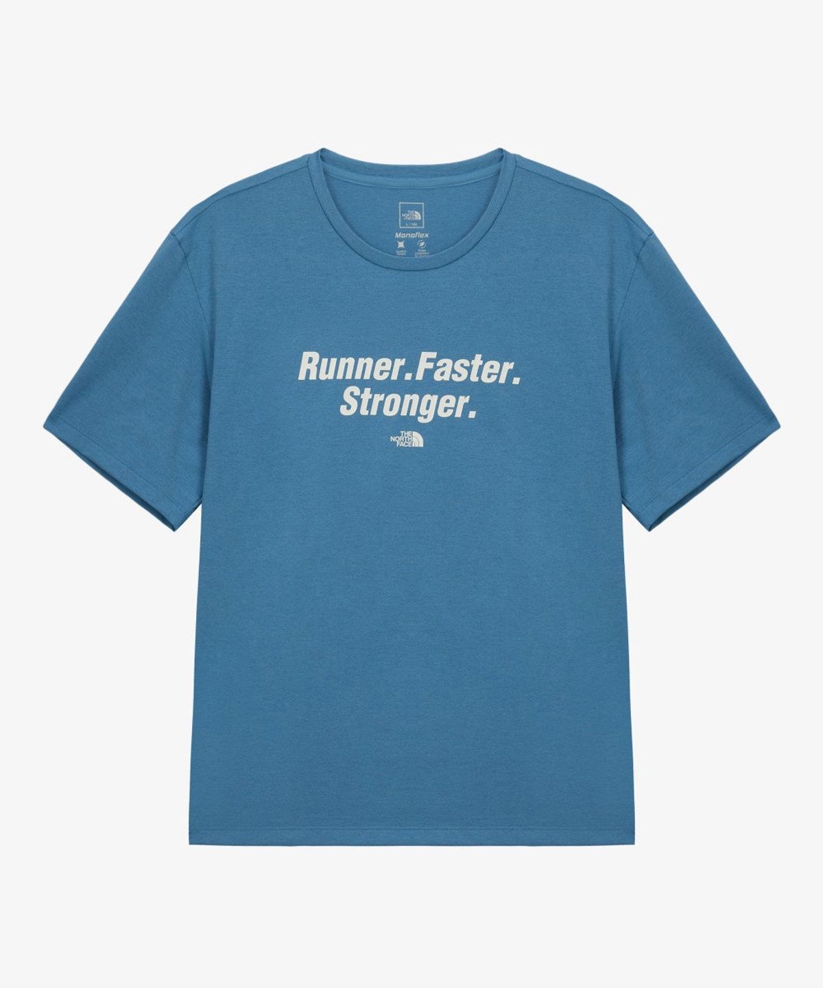 노스페이스(THE NORTH FACE) NT7US16C 남성 모션 반팔 티 OCEAN BLUE