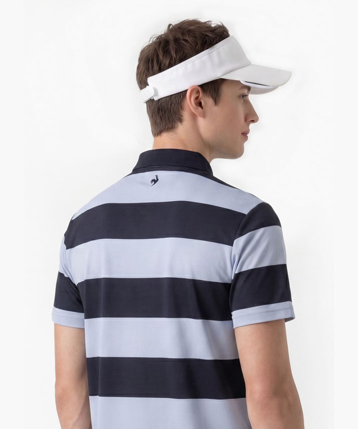 르꼬끄 골프(LECOQ GOLF) 남성 와이드 챙 선바이저 _WHTE GR121MSV12