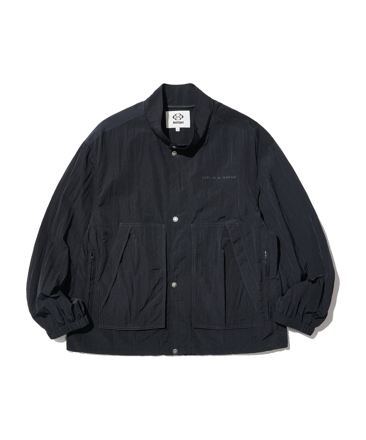 논타입(NONTYPE) MODIFIED NEW HERRINGTON JUMPER (BLACK)