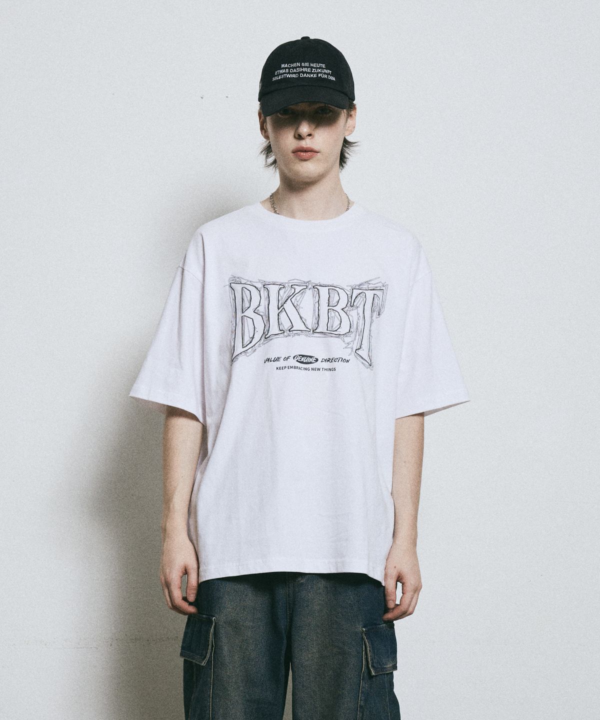 벙커버스터(BUNKERBUSTER) 빅 레터링 그래픽 반팔티 MQ2TU242_OFF WHITE
