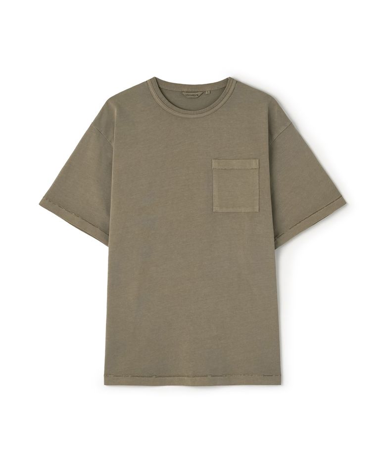 가먼트다잉 에브리데이 코튼 티셔츠 KHAKI (릴렉스드핏)