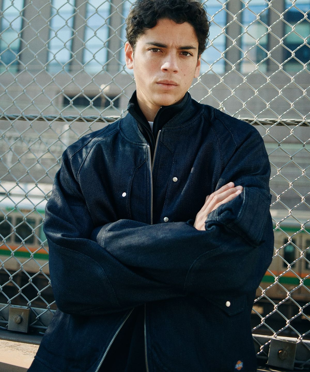 디키즈(DICKIES) 디키즈 x WM 데님 블루종 Blue