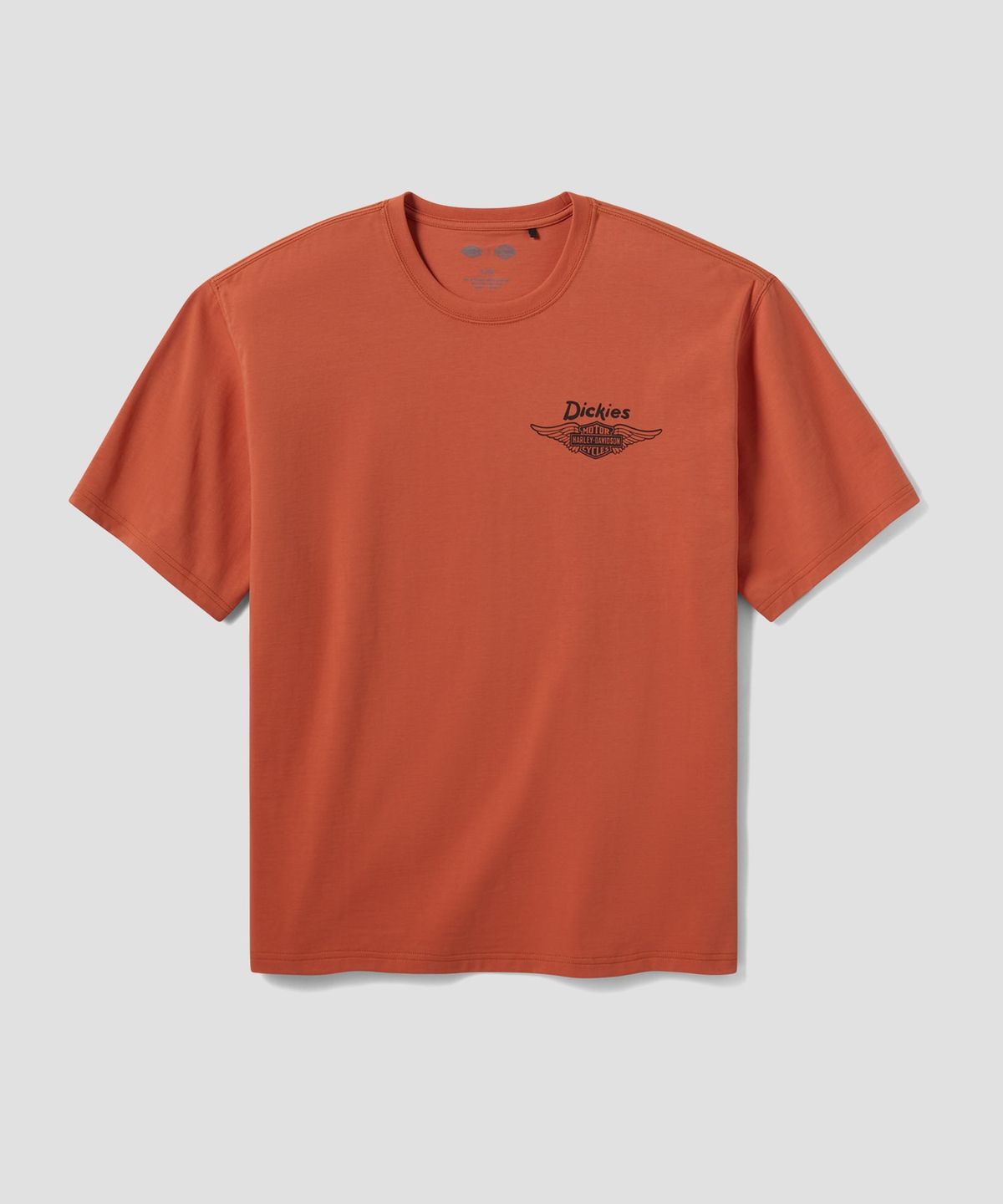 디키즈(DICKIES) 디키즈 X Harley Davidson 그래픽 티셔츠 Vintage Orange