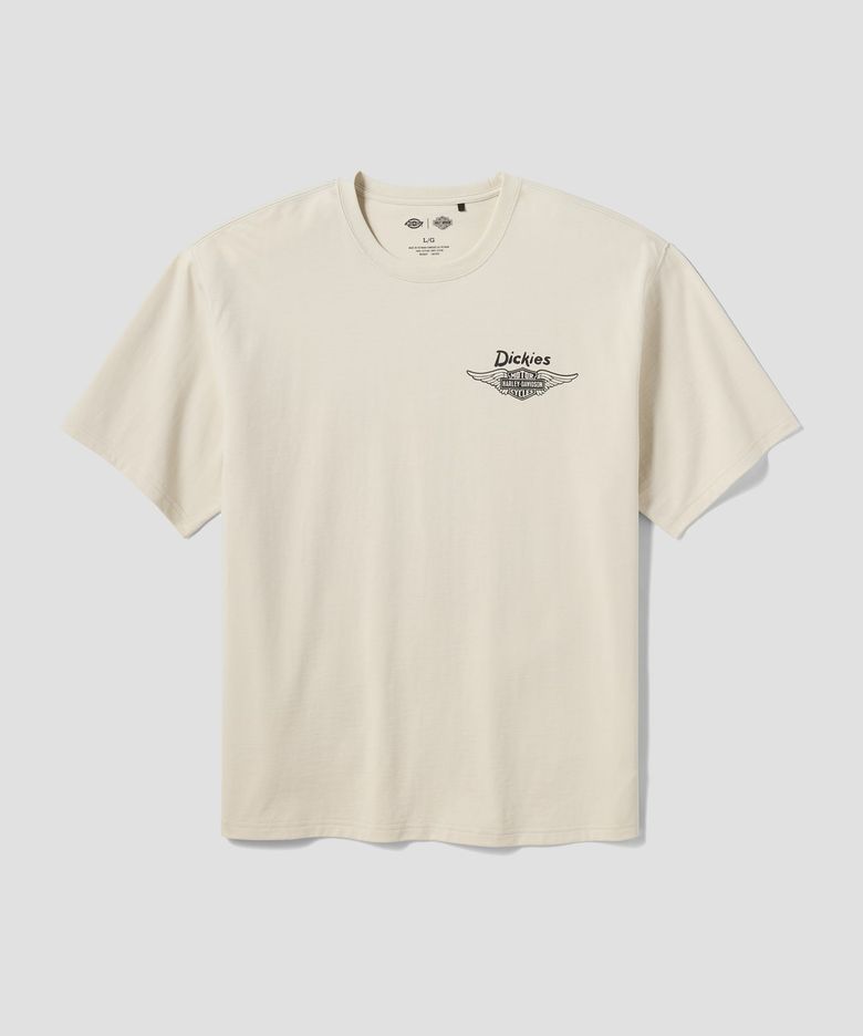 디키즈 X Harley Davidson 그래픽 티셔츠 Bone