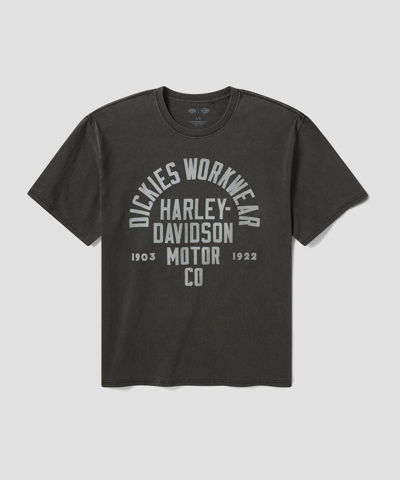 디키즈 X Harley Davidson 그래픽 티셔츠 Black