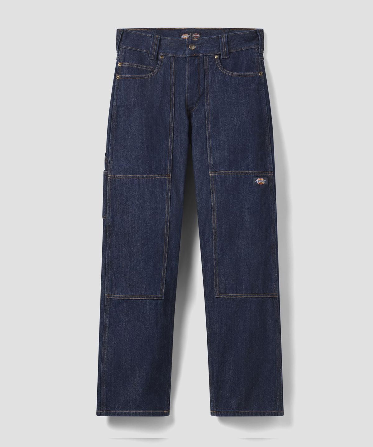 디키즈(DICKIES) 디키즈 X Harley Davidson 데님 팬츠 Rinsed Blue