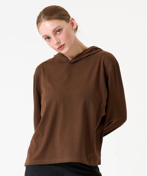 Softcore 우먼 후드 롱슬리브 2컬러