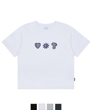 CHECKMATE 쿨코튼 크롭 반소매 (SCTSTD-0226)