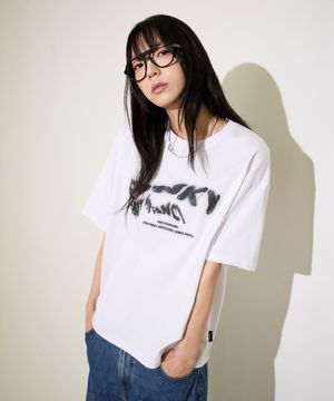 RAW SPRAY 쿨 코튼 오버핏 반소매 (SISSTD-0235)