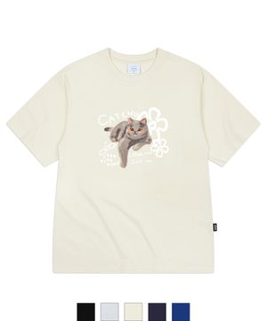 [연스텔X1989] BLOOM 쿨 코튼 오버핏 반소매 (SISSTD-0211)