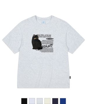 [연스텔X1989] MILLENNIUM CAT 쿨 코튼 오버핏 반소매 (SISSTD-0210)