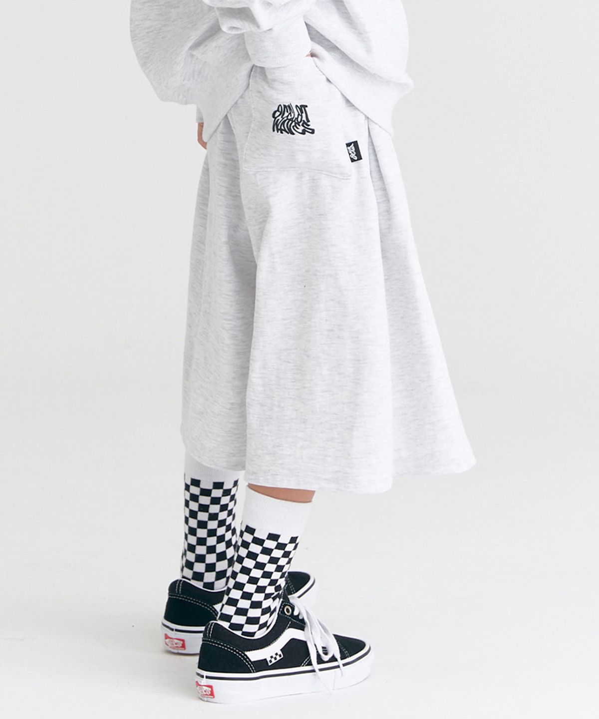 오실롯 주니어(OCELOT JUNIOR) F15 포인트 벌룬 버뮤다 (라이트그레이)