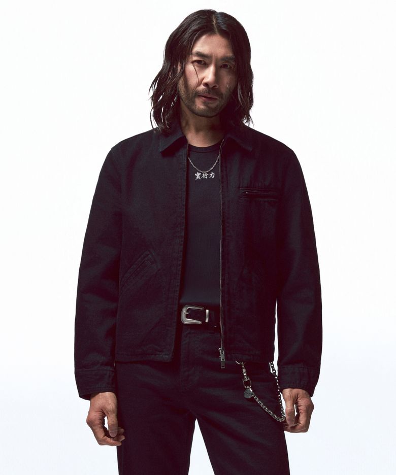 [노홍철 컬래버] 럭키 가이 데님 스포츠 재킷 [블랙]