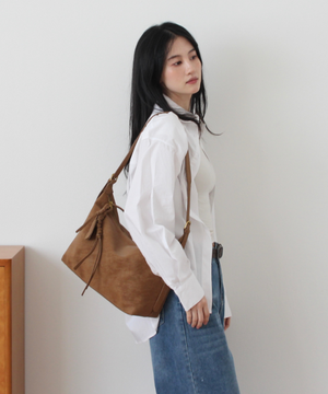 Soft Matte Shoulder Bag - Latte