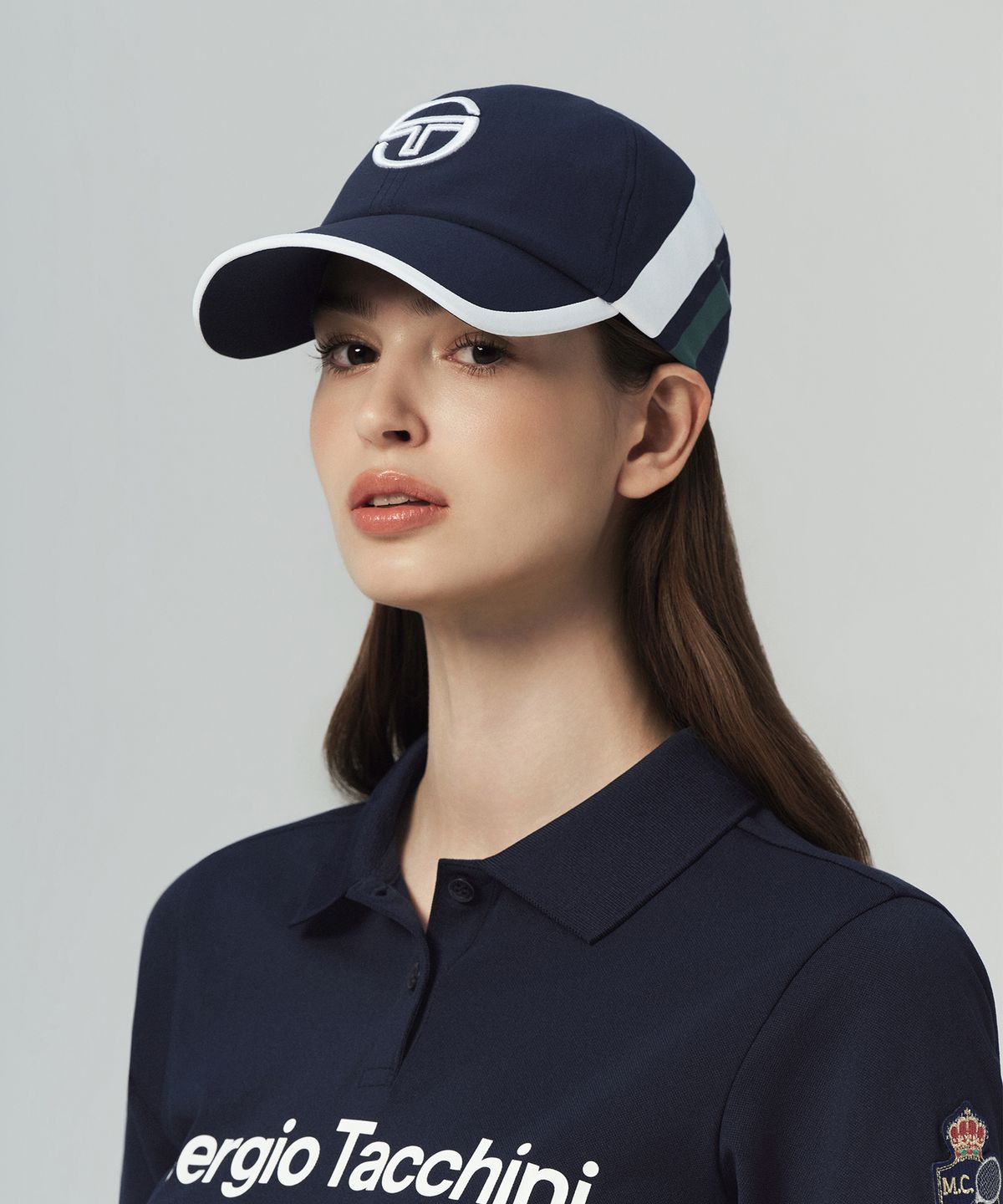 세르지오 타키니(SERGIO TACCHINI) U MC 스태프 캡 (Navy)