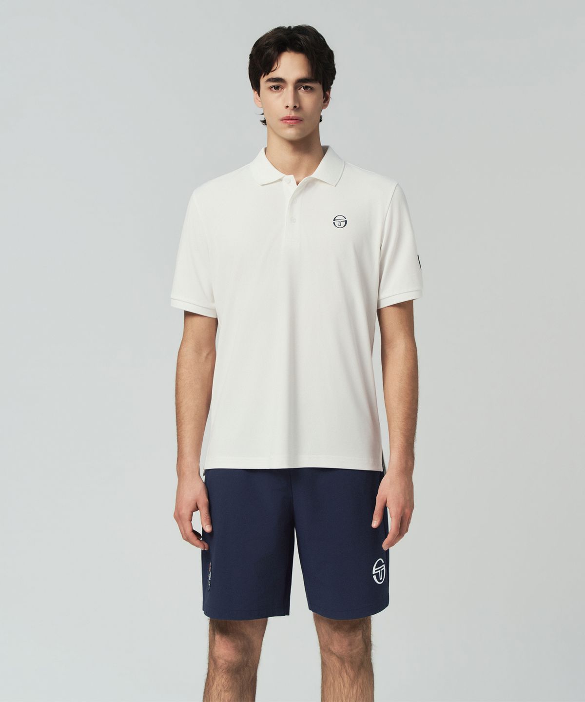 세르지오 타키니(SERGIO TACCHINI) M MC 더블스 반팔 폴로셔츠 (White)