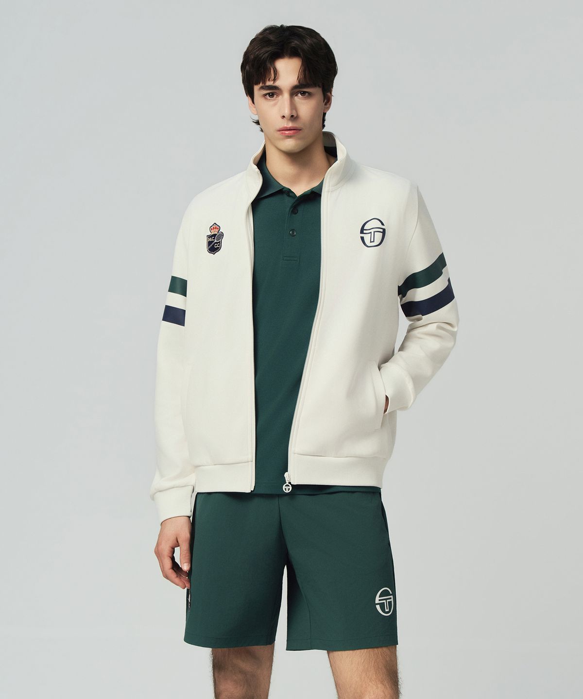 세르지오 타키니(SERGIO TACCHINI) M MC 스태프 트랙탑 (White)