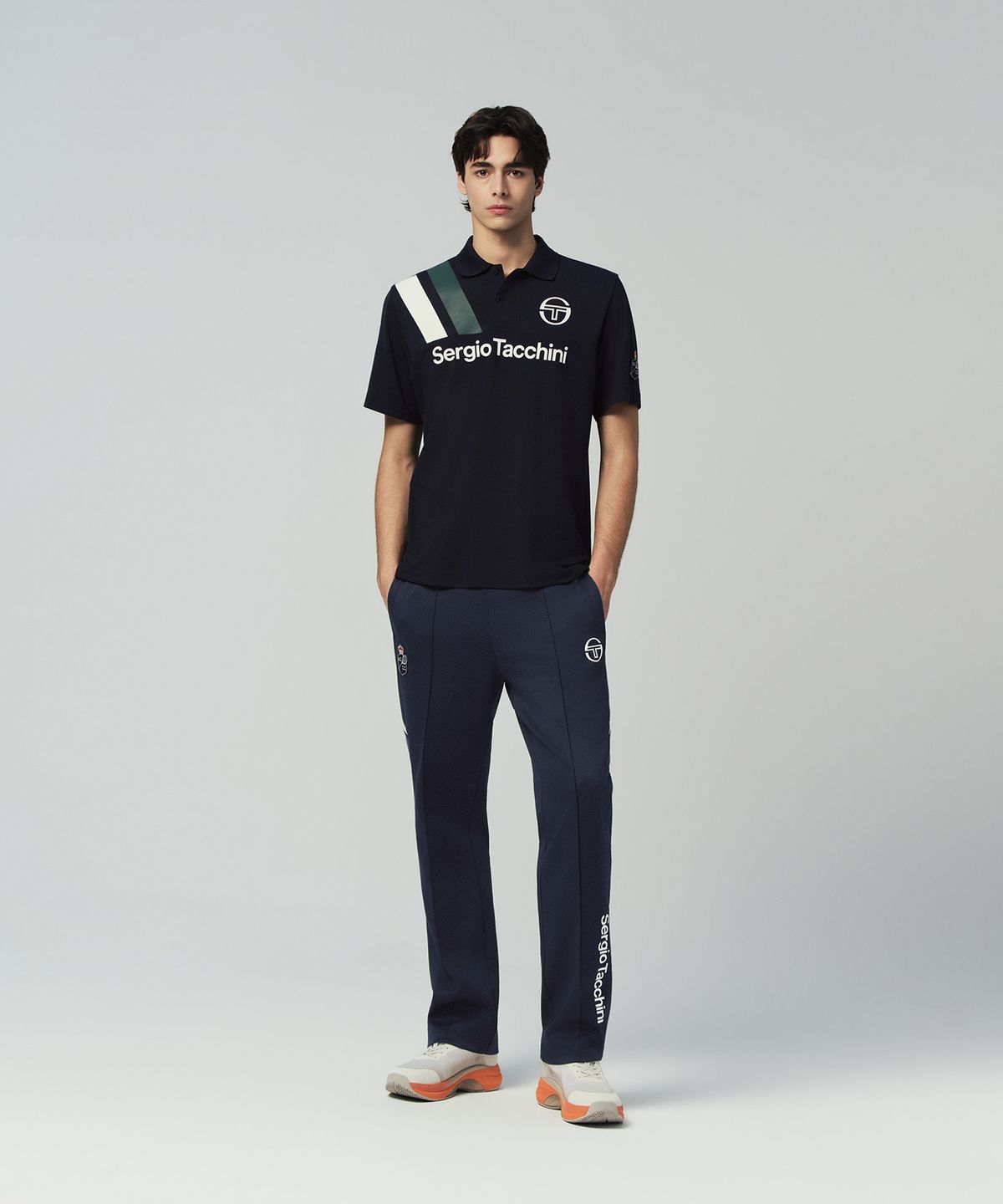 세르지오 타키니(SERGIO TACCHINI) M MC 베이스라인 스태프 팬츠 (Navy)
