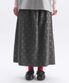 Dot skirt 플레어 맥시 롱스커트 ASK401 (다크그레이)