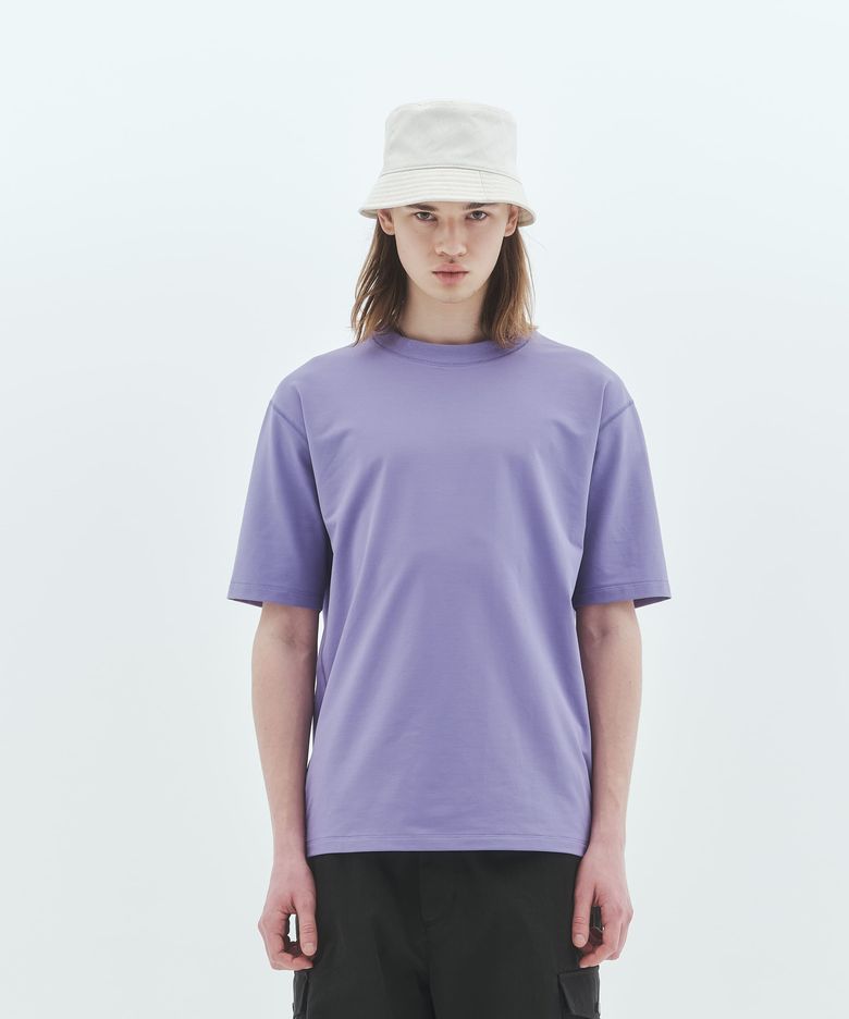 High-Neck Signature T-Shirt (VIOLET)