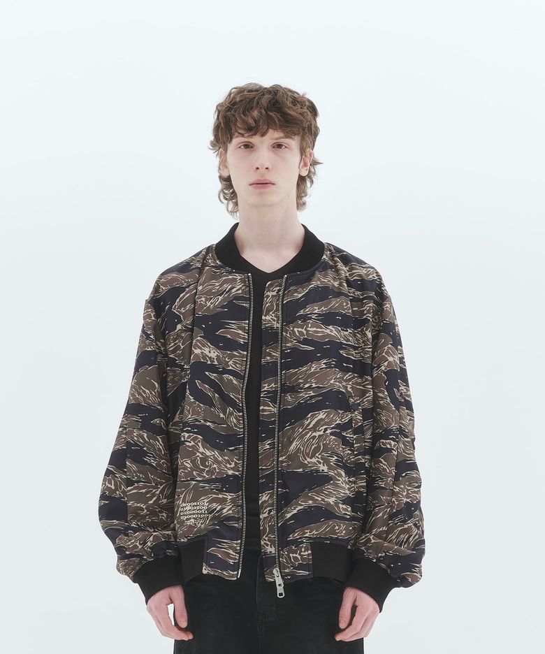 Tiger Print Bomber Jacket (TIGER )