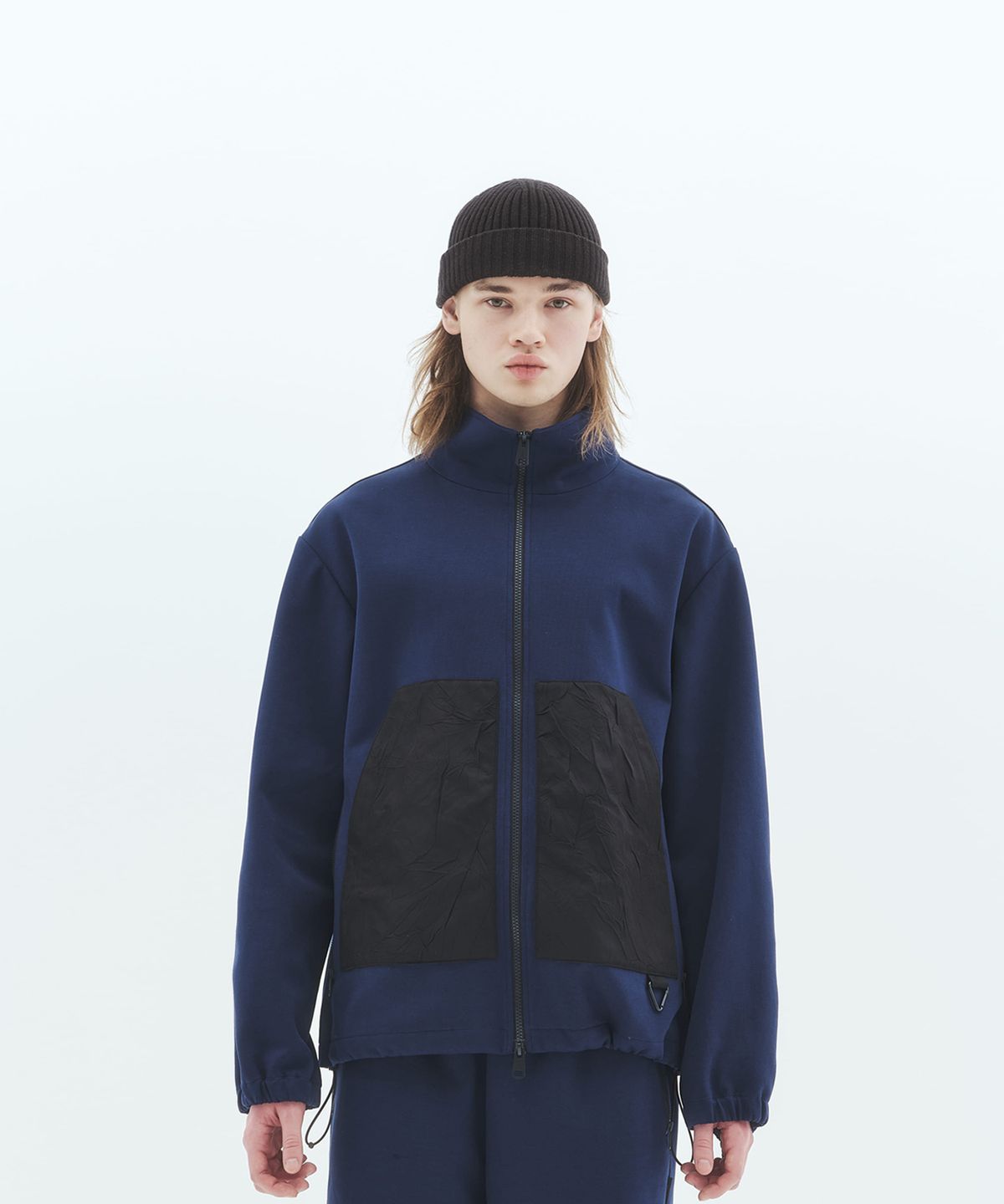 밀라코드(MILACODE) Patch Detail Track Jacket (BLUE)