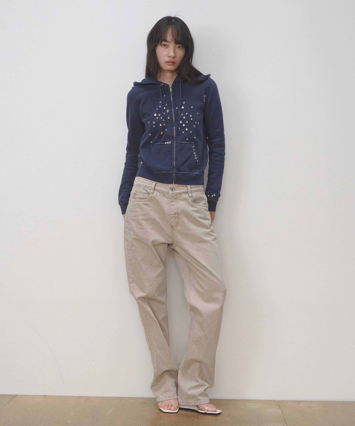 세븐틴엔드(17END) F 001 SAND BEIGE WASHED DENIM