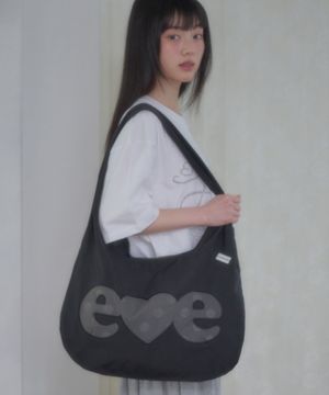 Reversible dot  나일론 호보팩 AC801 (차콜)