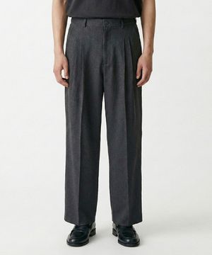 남성 크링클 투턱 와이드 팬츠 (DK-GREY) (HC4LP05)